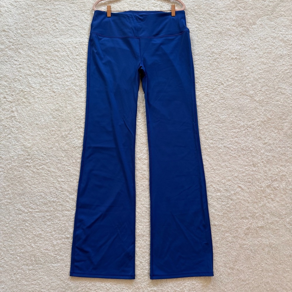 Bubblelime Yoga Pants XXL Bright Blue High Waisted Bootcut Flare 35" Inseam NWT